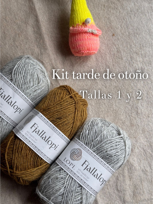 Kit Tardes de Otoño 1 y 2 Polina Pullover