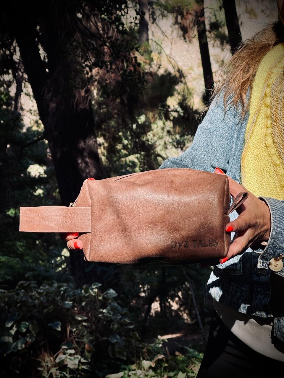 Bolso para proyectos de cuero