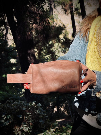 Bolso para proyectos de cuero